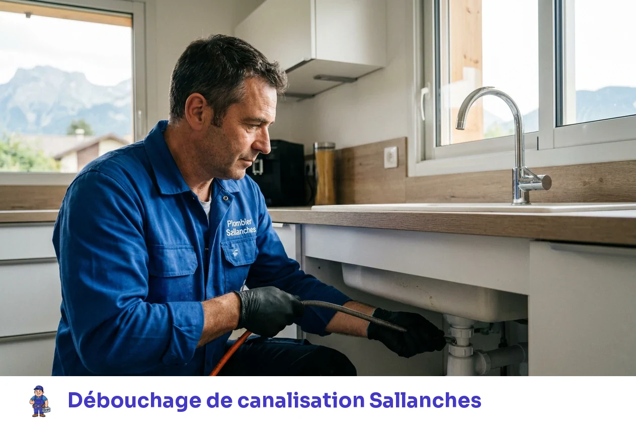 Débouchage de canalisation à Sallanches