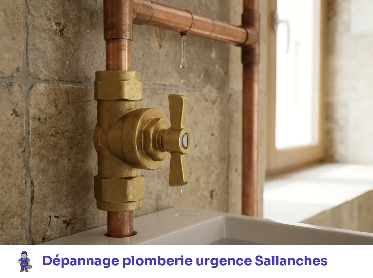 Dépannage plomberie urgence à Sallanches