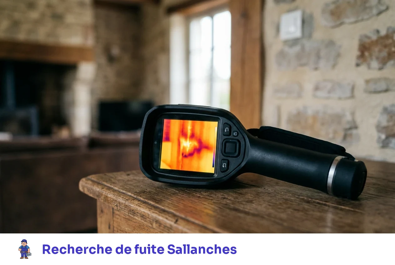 Recherche de fuite à Sallanches