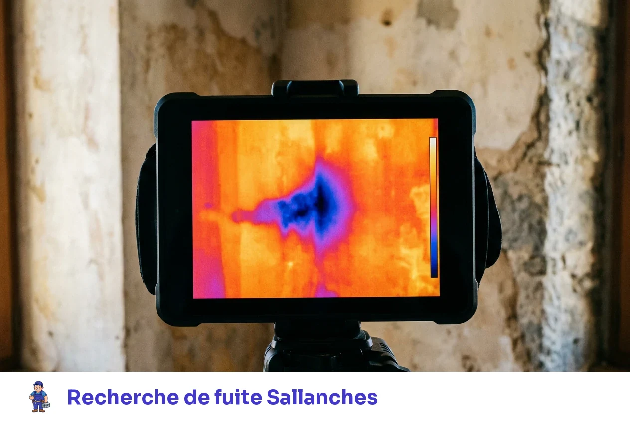 Recherche de fuite à Sallanches