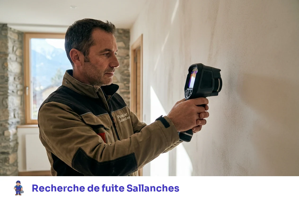 Recherche de fuite à Sallanches