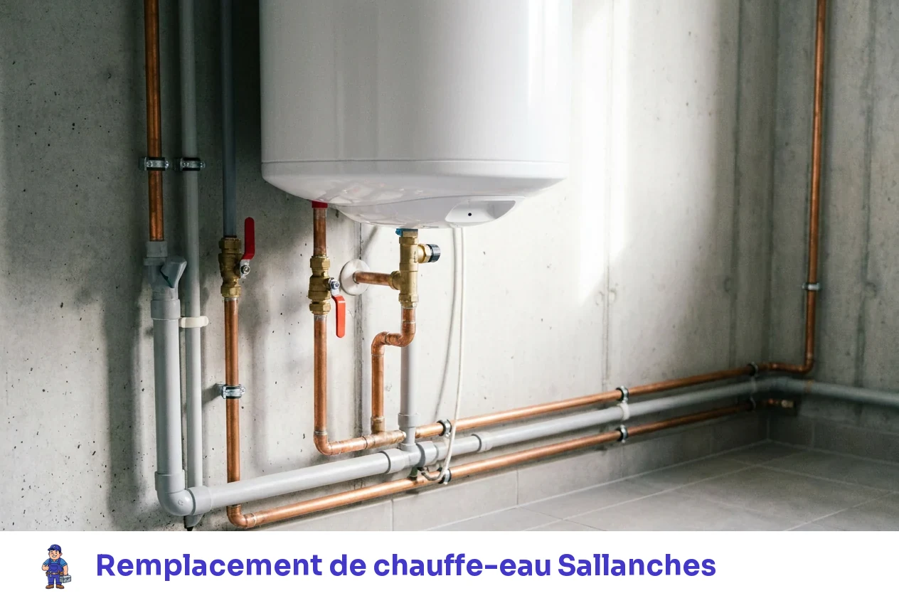 Remplacement de chauffe-eau à Sallanches