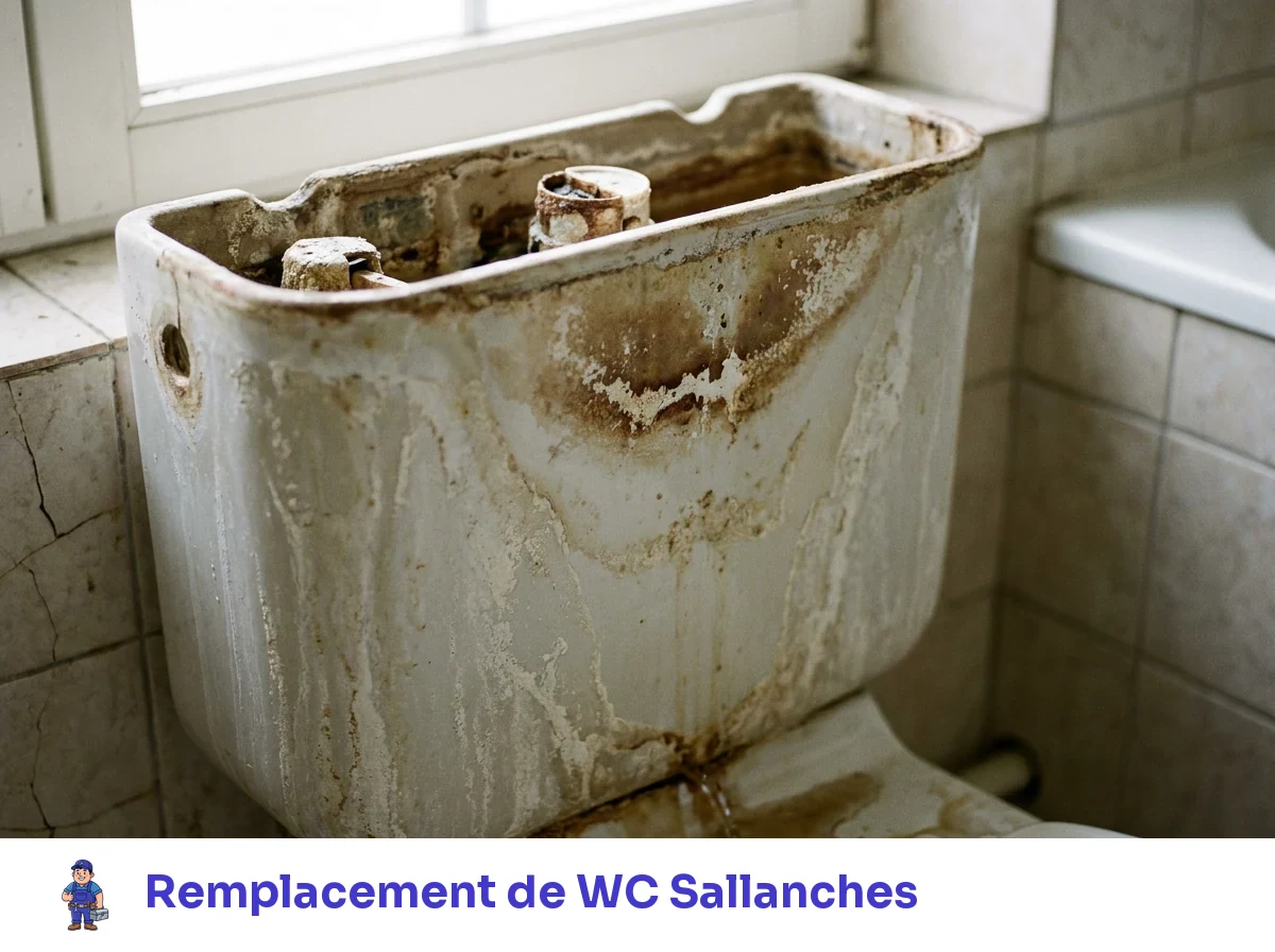 Remplacement de WC à Sallanches