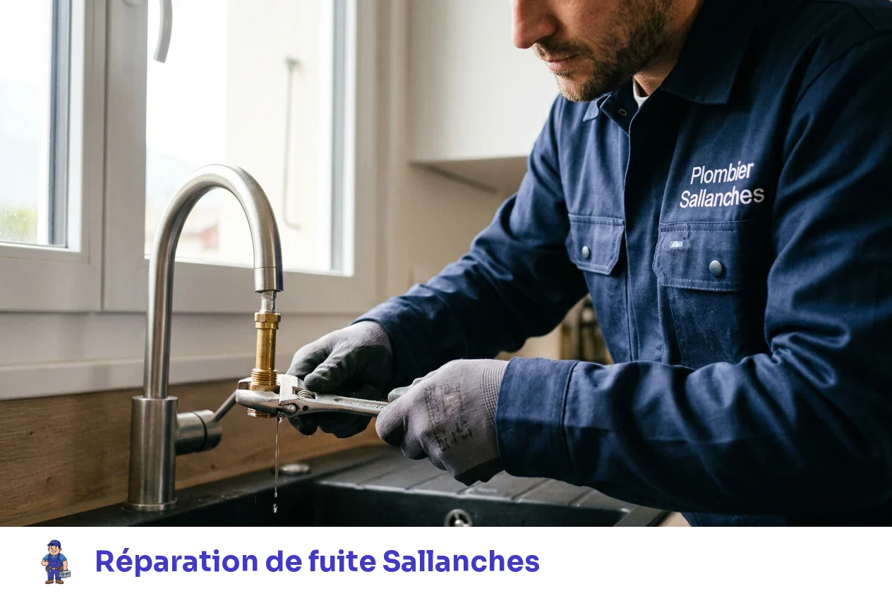 Réparation de fuite à Sallanches